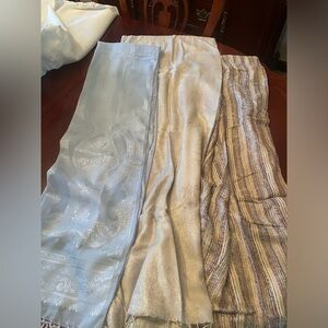 Bundle of three pashminas/ scarfs